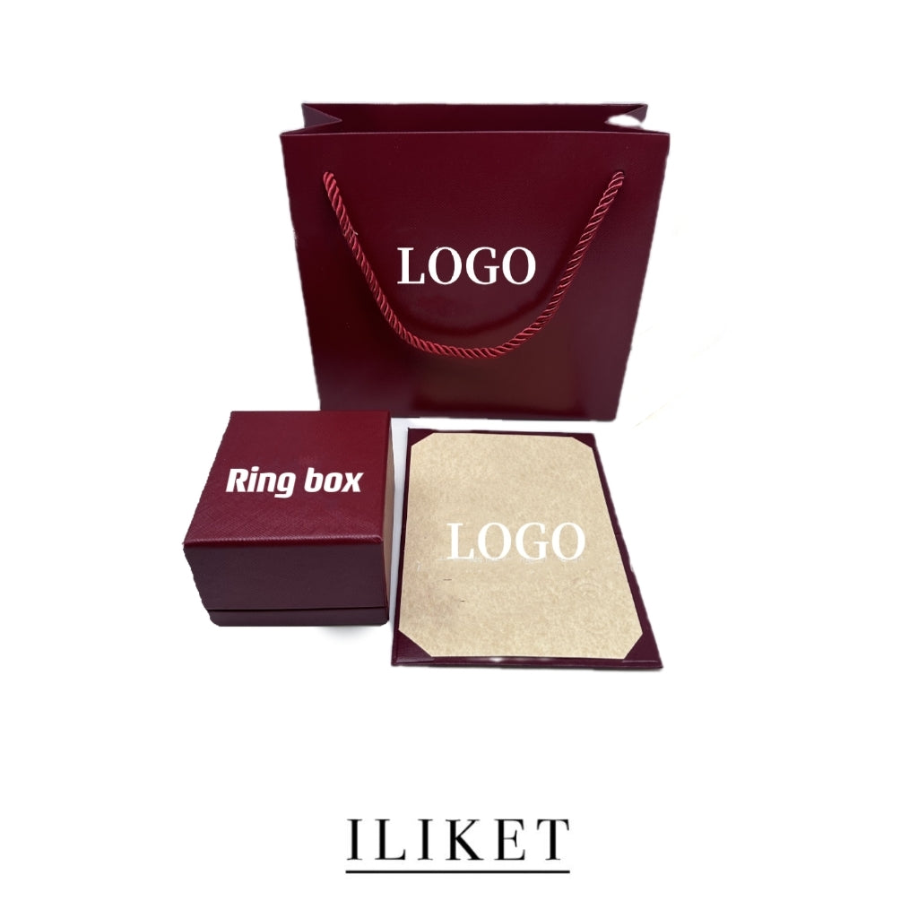 1:1 red packaging box, necklace box, premium storage gift box