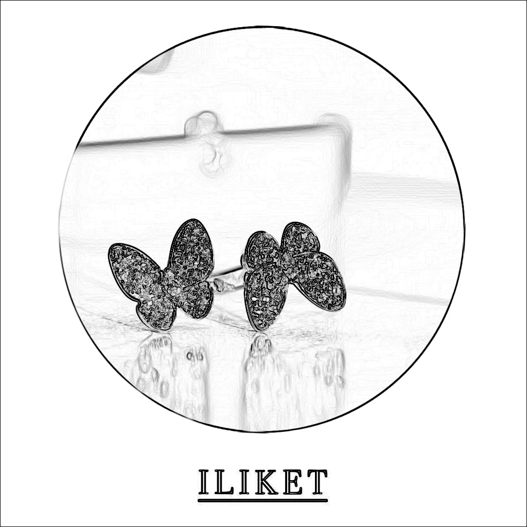 S925 Silver Full Diamond INS Butterfly Ring Versatile Opening Adjustable Ring